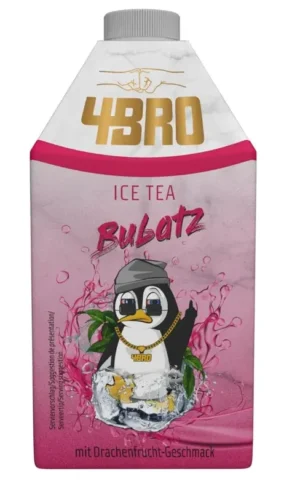 4BRO- Sárkánygyümölcs ízű Ice Tea (500 ml)