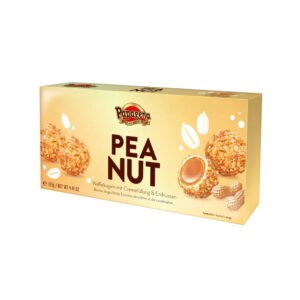Mogyorókrémmel töltött ostyagolyók pörkölt mogyoródarabkákkal (125g)