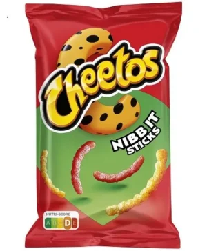 Cheetos Nibb-It Sticks – Pikáns sajtos és vajas ízvilágú ropogós pálcikák(110g)