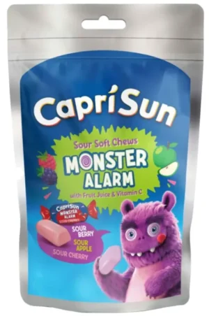 Capri-Sun Monster – Savanyú puha rágócukorkák valódi gyümölcslével és C-vitaminnal (147g)