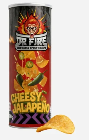 Dr. Fire Sajtos-Jalapenos Burgonyachips (80g)