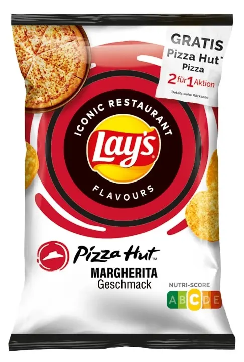 Lay's Margherita Pizza Ízű Burgonyachips (150g)