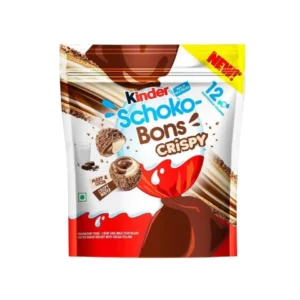 Kinder Schoko-Bons Crispy – Ropogós Ostyagolyók Tejes-Kakaós Töltelékkel (67,2g)