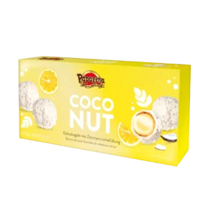 Citromkrémmel töltött kókuszos ostyagolyók (120g)