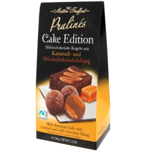 Maître Truffout Cake Edition – Karamellás és tejcsokoládés töltött pralinék (148g)