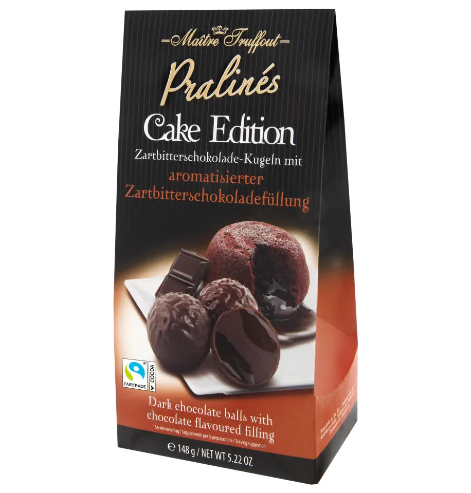 Maître Truffout Cake Edition – Étcsokoládés krémmel töltött pralinék (148g)