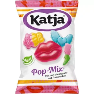 Katja Pop-Mix – Gyümölcsös vegán gumicukorválogatás (250g)