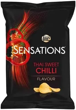 Lay's Sensations – Édes thai chilis prémium burgonyachips (150g)