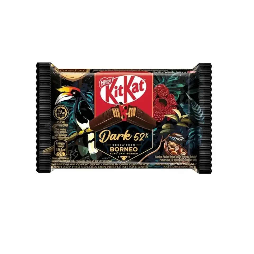 KitKat – Borneói prémium étcsokoládéval bevont ropogós ostya (35g)