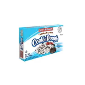 Cookie Dough Bites Cookies 'N Cream – Falatnyi sütitészta golyók kakaós kekszdarabkákkal (88g)