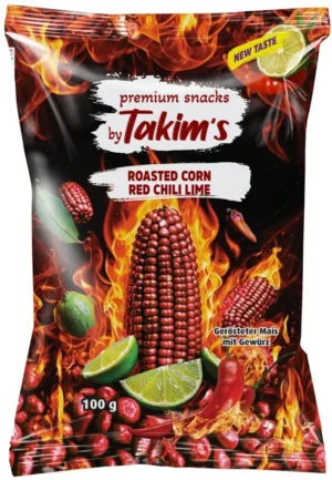 Takim's – Pörkölt vörös kukoricaszemek chilis és lime-os fűszerezéssel (100g)