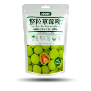 Tonys – Matcha csokoládéba mártott egész eper (60g)