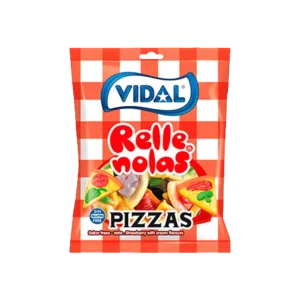 Vidal – Eper-tejszín ízű, pizza formájú gumicukor (90g)