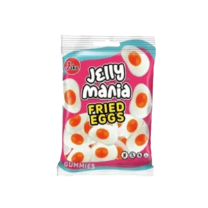 Jelly Mania – Tükörtojás formájú gumicukor (100g)