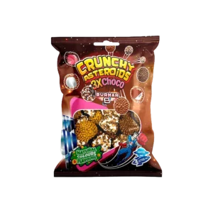 Burmar Crunchy Asteroids – 3X Choco: A Ropogós Csokoládé-robbanás (90g)