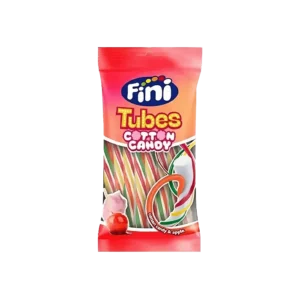Fini Tubes Vattacukor Ízű Gumicukor Szálak (80g)