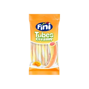 Fini Tubes Krémes Mangós Gumicukor Szálak (80g)