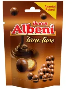 Ülker Albeni Csokoládés-Karamellás Kekszgolyók (67g)