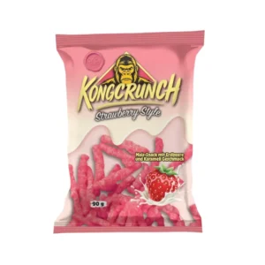 Kong Crunsh Epres-Karamellás Kukorica Snack (90g)