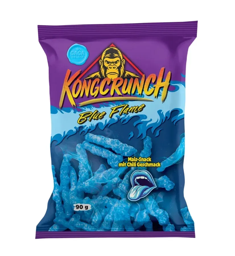 Kong Crunsh Csípős-Chilis Kukorica Snack (90g)