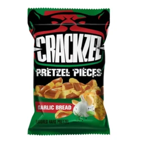 Crackzel Pretzel Pieces Fokhagymás-Fűszeres Perecdarabok (85g)