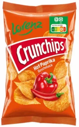 Lorenz Crunchips Extra Csípős Paprikás Burgonyachips (150g)