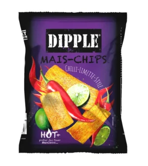 Dipple Mais Csípős-Limeos Kukoricachips (90g)